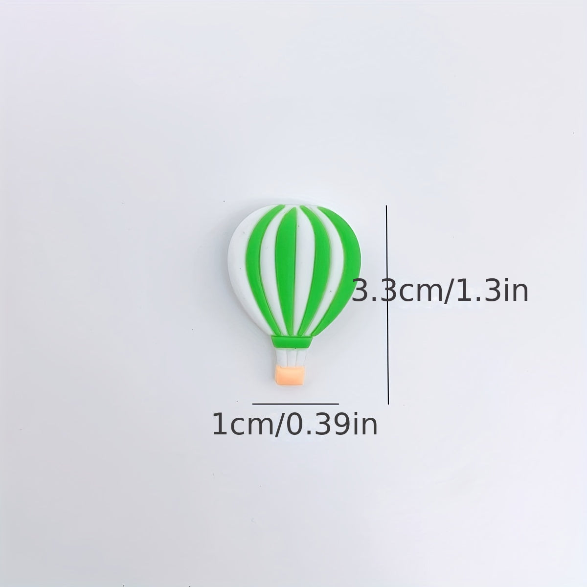 20pcs Balloon Shape Shoe Charm PVC Soft Rubber DIY Shoe Accessories