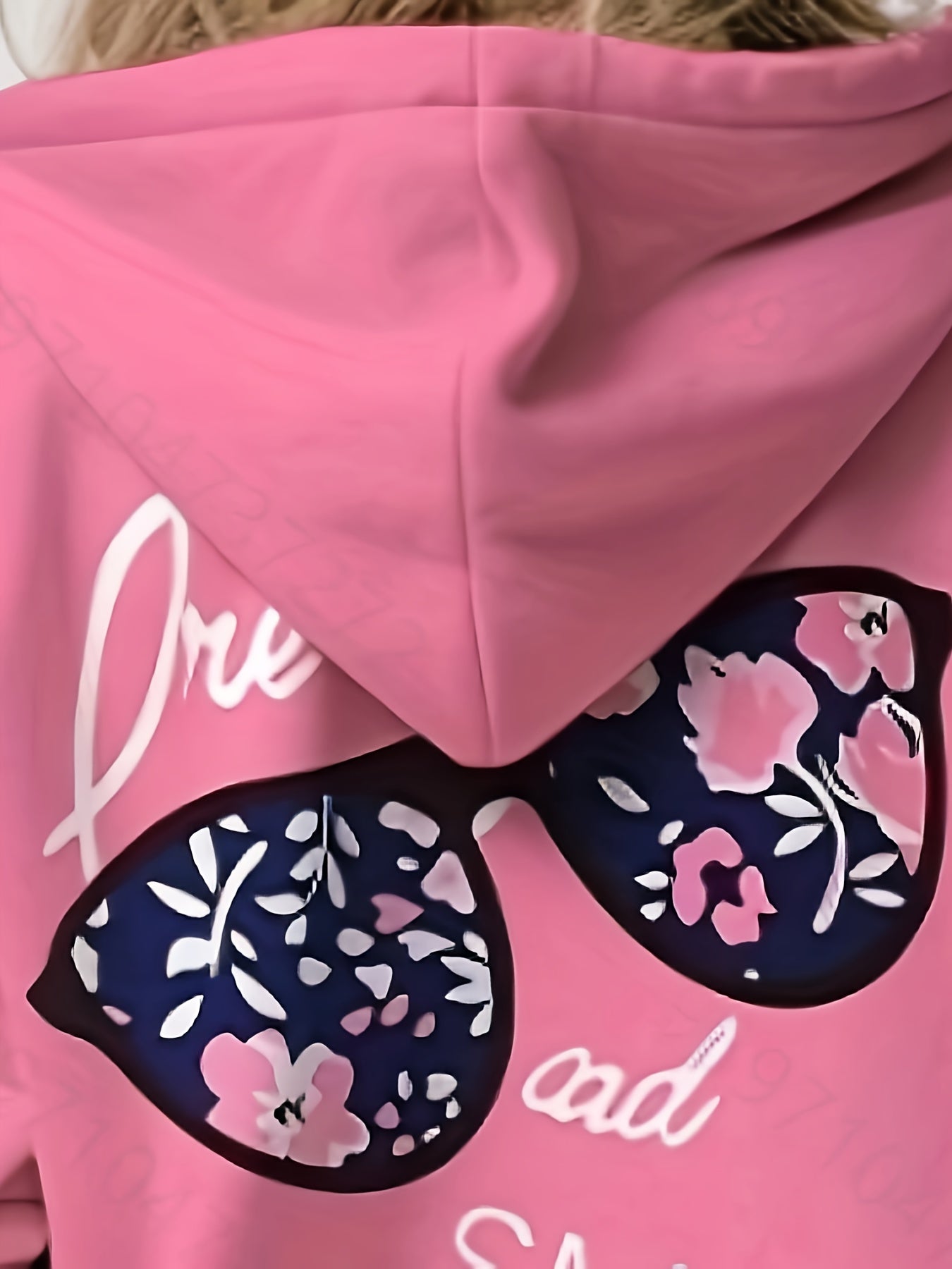 Print Hoodies Girls Comfy Pocket Pullover Kids Clothes Gift Christmas