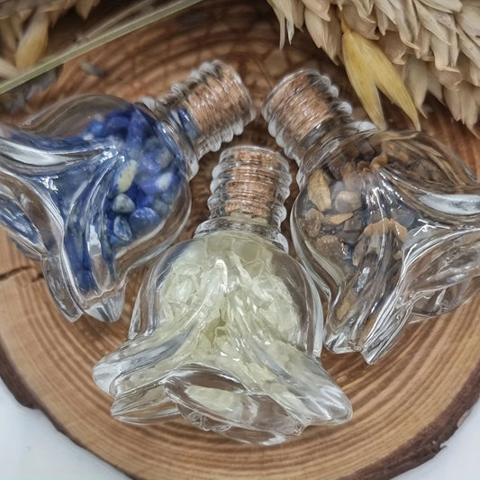 7pcs Small Colored Rose Stones for Garding and Decoration