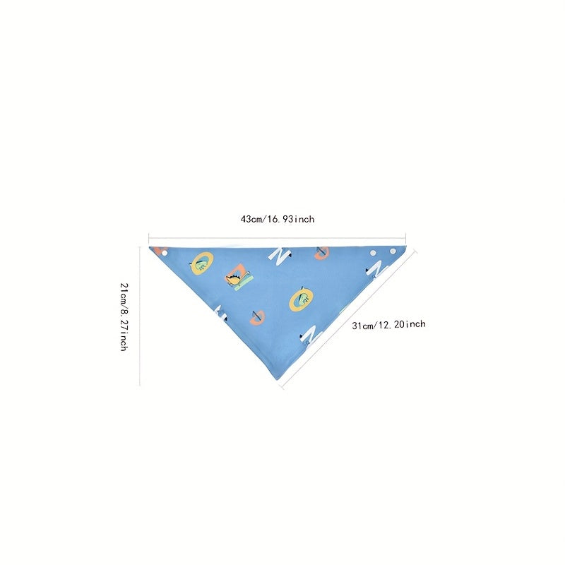 Baby Saliva Towels Cotton Cartoon Water-absorbing Bib