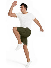 Men's Casual Elastic Waist Shorts