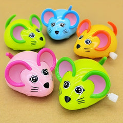 Clockwork Toy Animal String will Run Cartoon On Chain Plastic Little Mouse