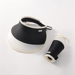 Breathable Wide Brim Visor UV Sun Hat for Outdoor Cycling