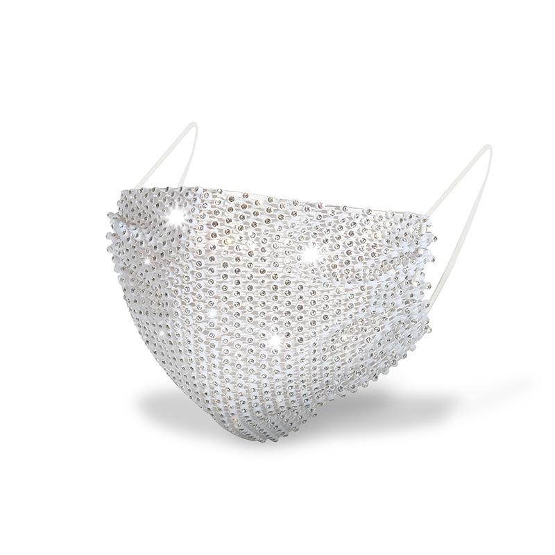Diamond Unisex Face Mask Multicolor Rhinestone Mask