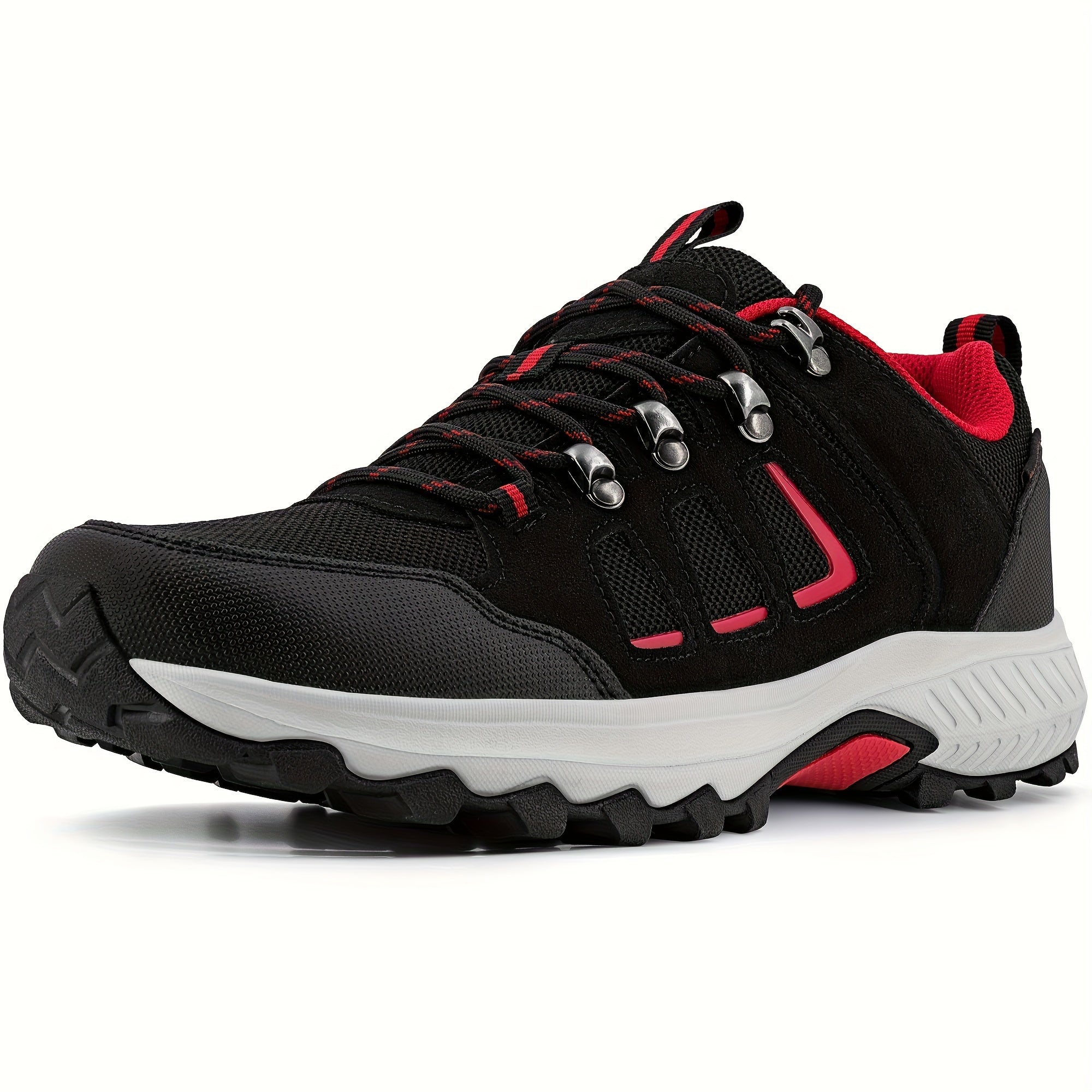 Men's Durable Hiking Boots Non Slip Lace Up Shoes For Outdoor Activities