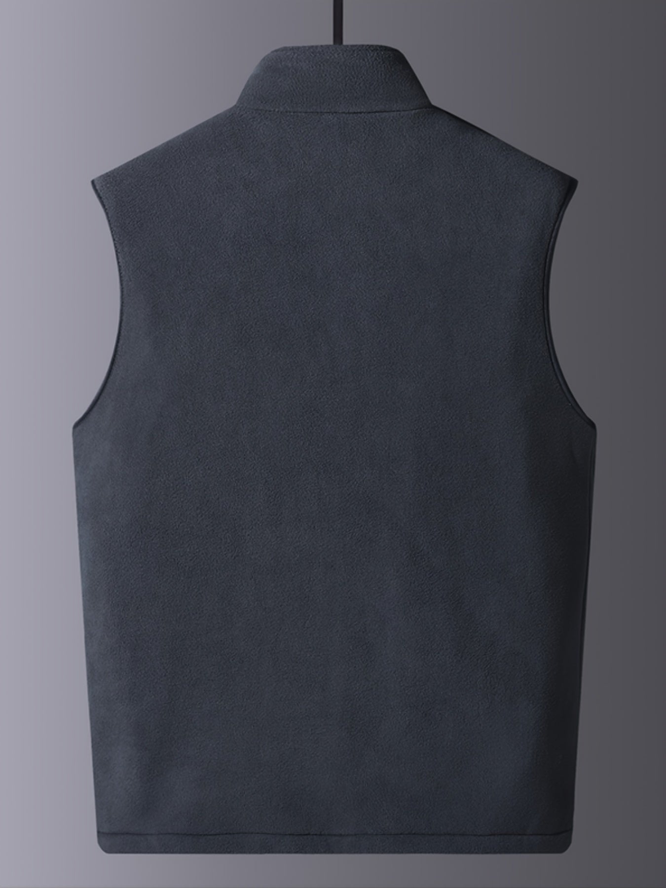 Men's Winter Fleece Jacket with Stand Collar