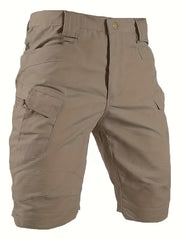 Men's Water Repellent Cargo Shorts for Fishing & Outdoor