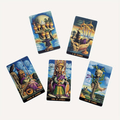 Jack Lantern Tarot Card Halloween Pumpkin Lantern Cards