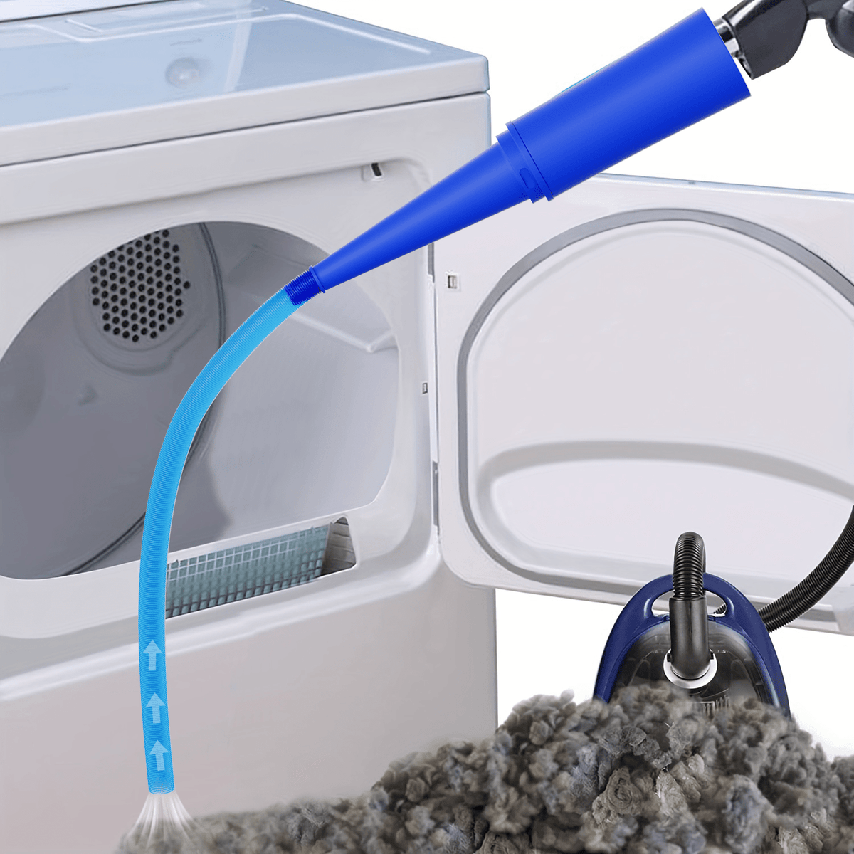 Dryer Vent Cleaner Kit - Power Washer & Vacuum Attachment