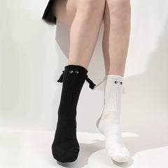 Creative Funny Socks with Magnetic Hand Dolls