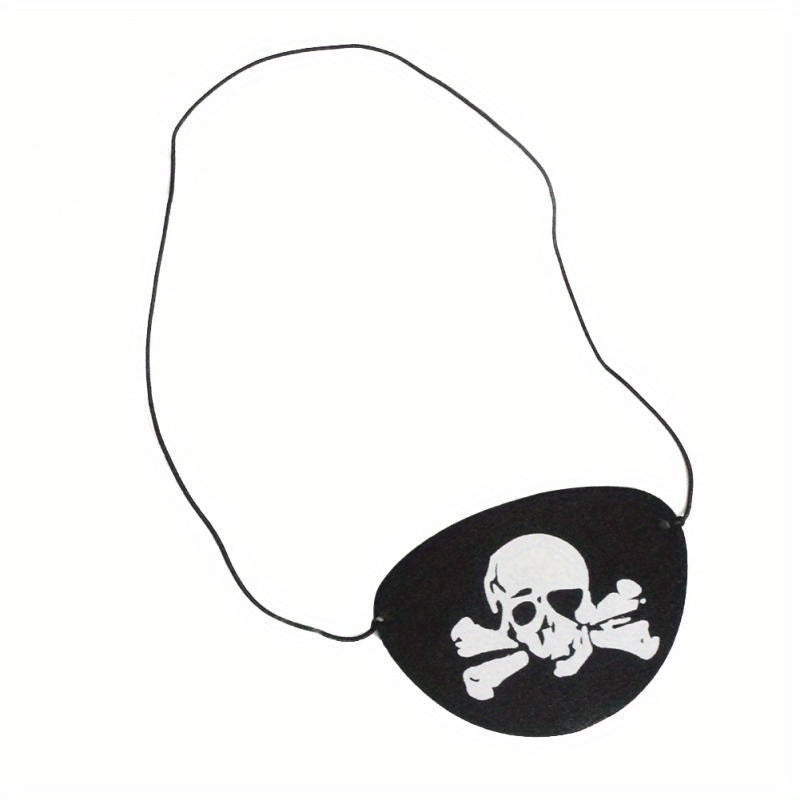 10pcs Pirate Eye Mask Set for Halloween Christmas Costume Party