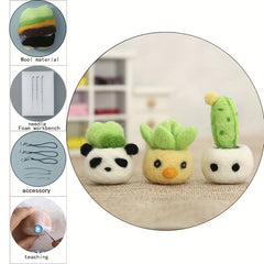 DIY Embroidery Wool Felt Craft Kit - Doll Toy Gift