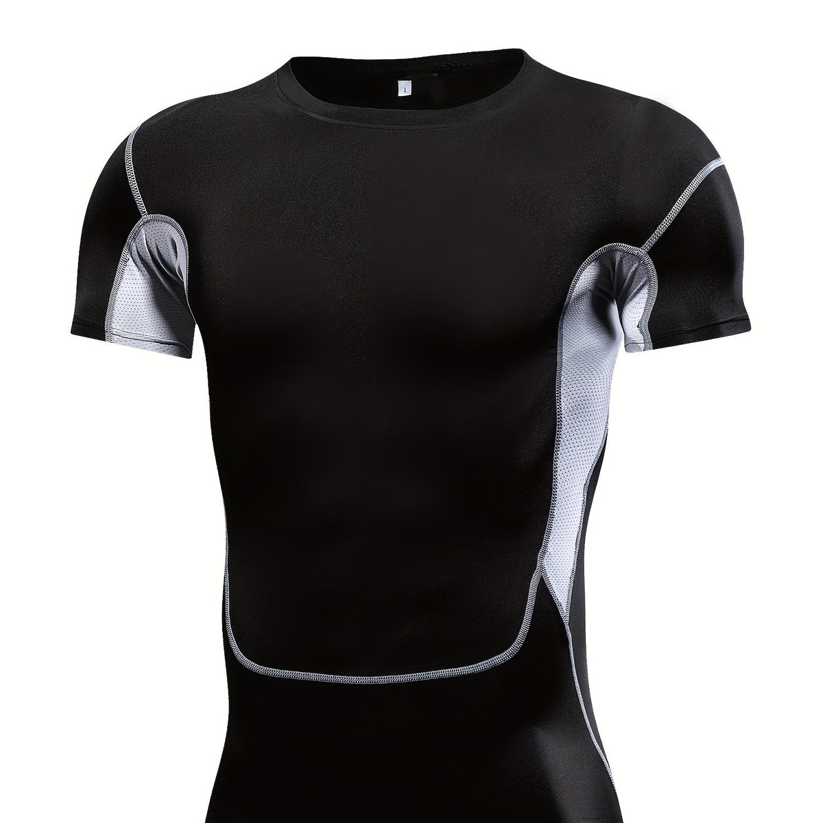 Men's High Elastic Quick-dry Mesh Sports T Shirt