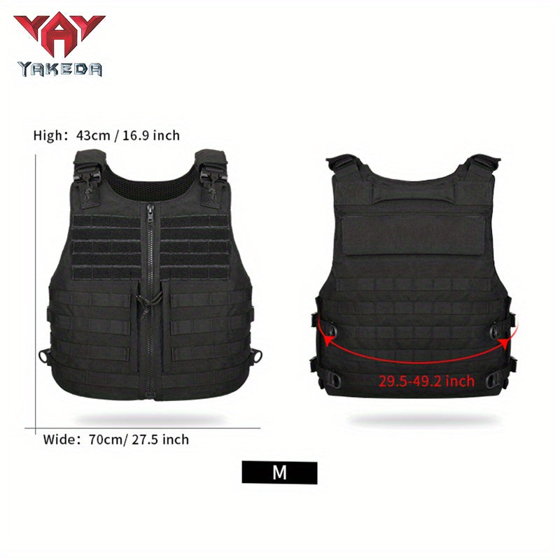 YAKEDA Quick Release Tank Top Vest 1000D Durable & MOLLE Extended System