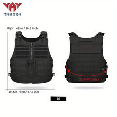 YAKEDA Quick Release Tank Top Vest 1000D Durable & MOLLE Extended System