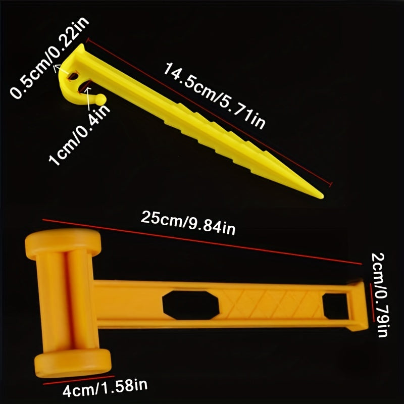 Ground Nail Hammer And Tent Windproof Fixed Nails - Camping Tent Nails