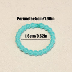 Mini Candy Hair Tie Hair Ring Ponytail Braids Holder Women Girls Baby Toddlers