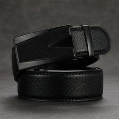 Men's Automatic Buckle Belt - Stylish Leather Waist Strap