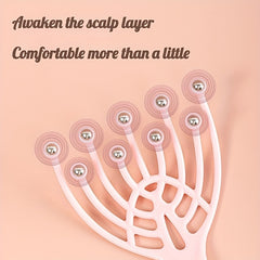 9-Claw Scalp Massager Handheld for Hair Care Stress Relief