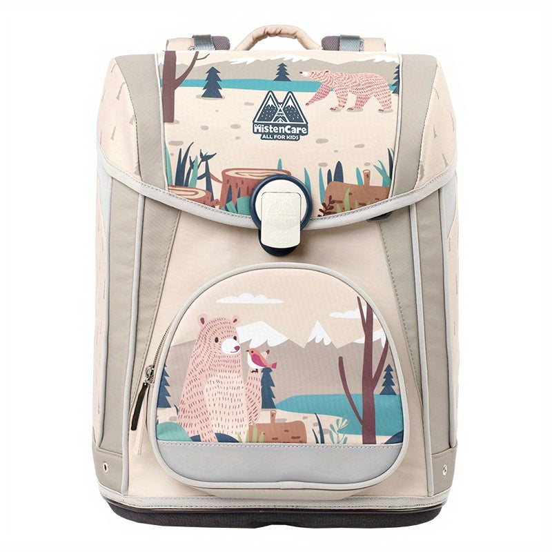 Materns Schoolbag For Primary School Girls Boys Spine Protection