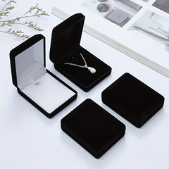 Velvet Necklace Pendant Jewelry Display Box for Gifts