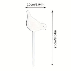 Automatic Plant Waterer Bird Shape Clear Plastic Aqua Bulbs