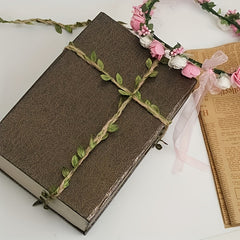 1 Roll Gift Decor Leaf Rope Holiday Gift Decor Supplies Christmas Party