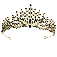 Baroque Crystal Queen Crowns Tiaras Princess Hair Accessories