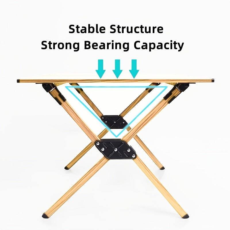 Portable Aluminum Camping Table for 5-7 People