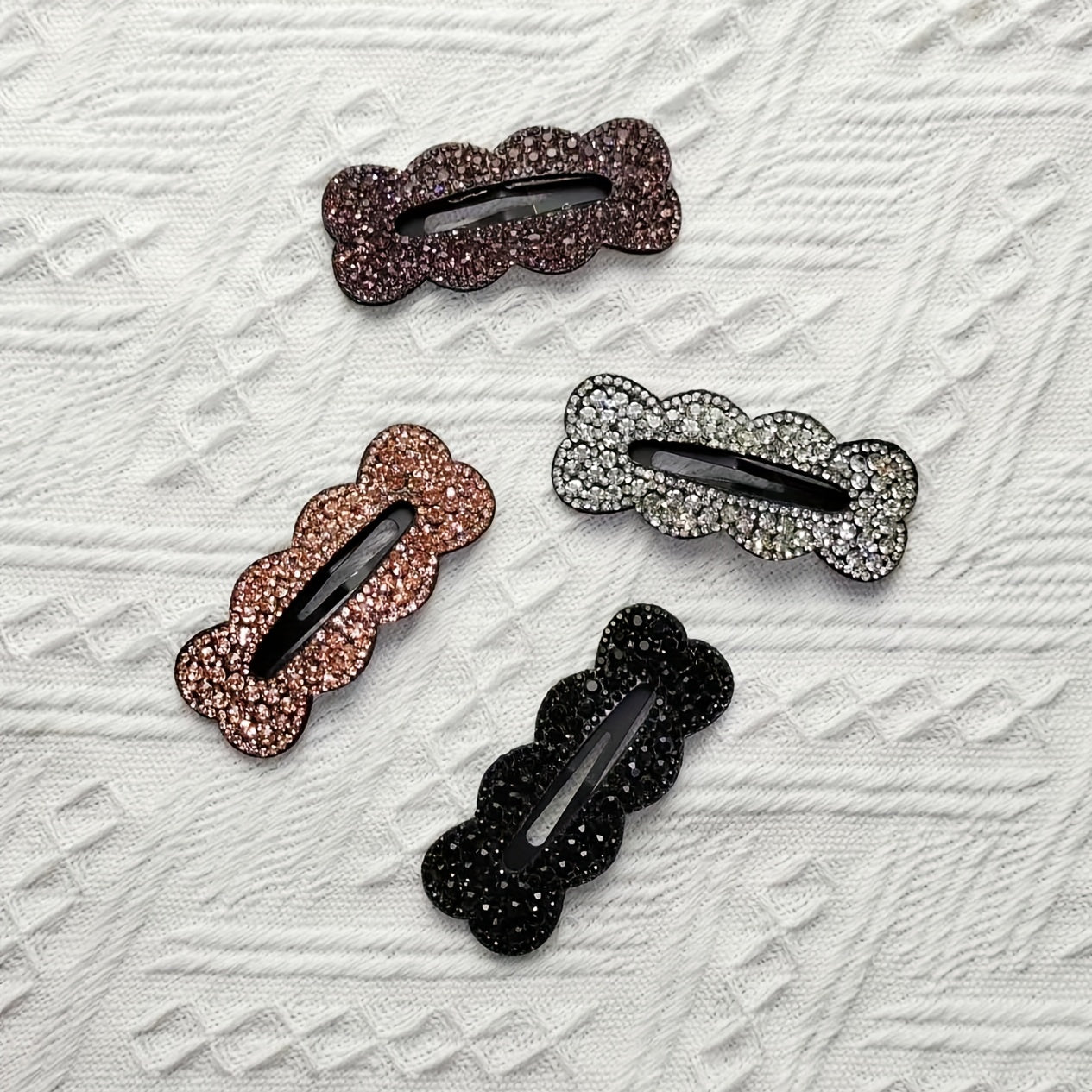 Rhinestone Hair Clip Snap Clip Side Clip Bangs Clip Head Jewelry Hair Accessorie
