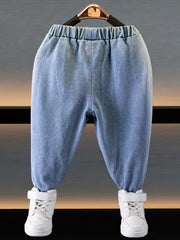Boy's Gradient Denim Pants Spring Autumn
