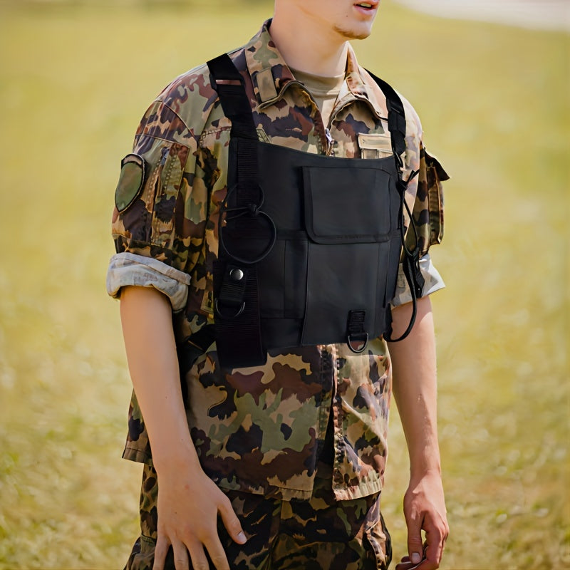 High Visibility Walkie Talkie Vest for Security and Shooting