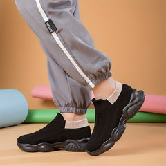 Boys Breathable Knit Sneakers Casual Running Shoes