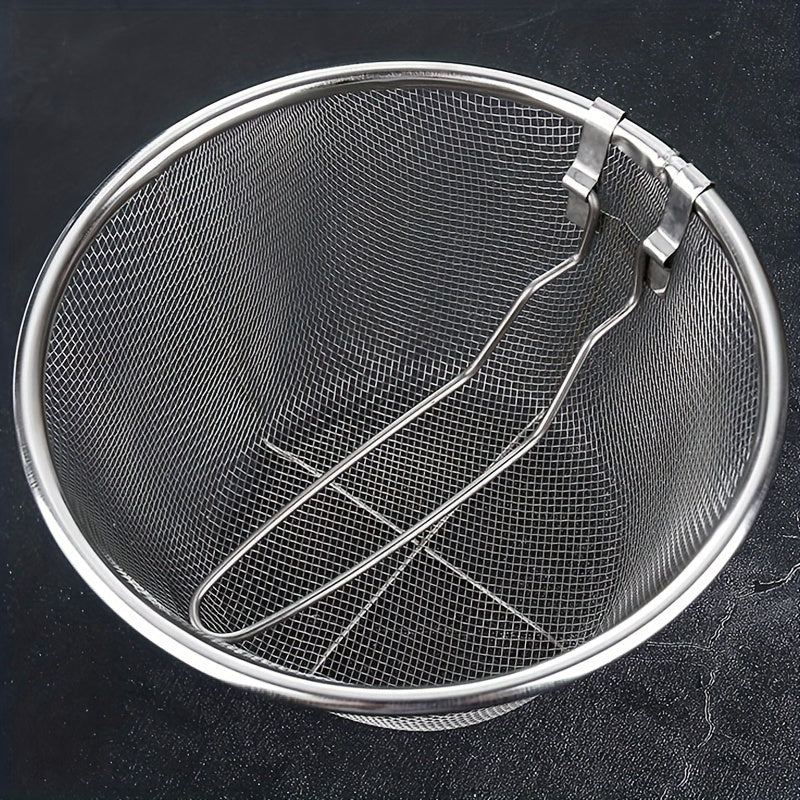 304 Stainless Steel Frying Basket Kitchen Steam Rinse Strain
