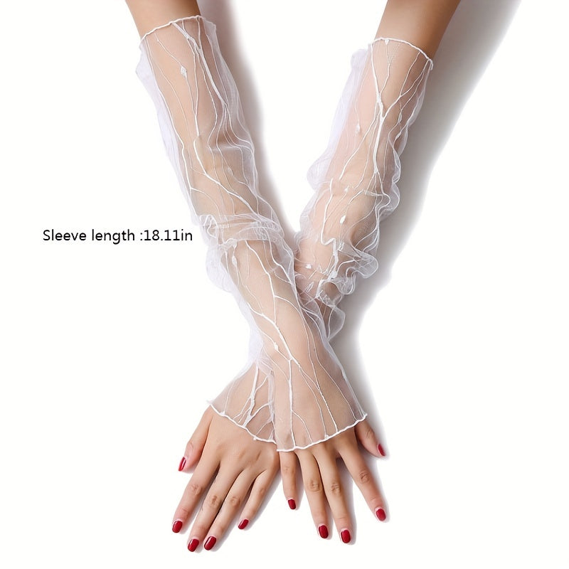Lace Sleeve Women UV Protection Sunscreen Socks