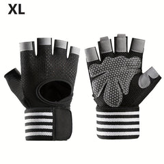 Gym Workout Gloves Wrist Support Full Palm Protection Weightlifting