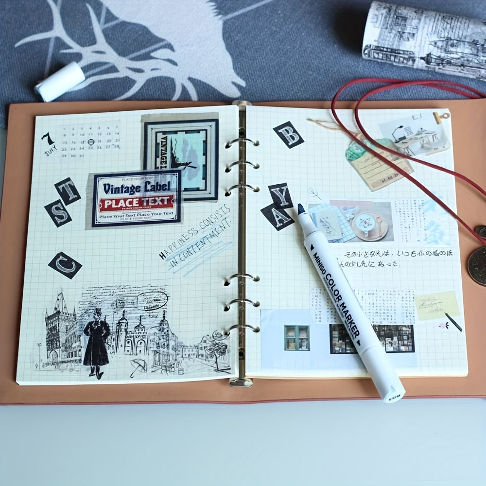 Travelers Vintage A5 Notebook Diary Journal Stationery