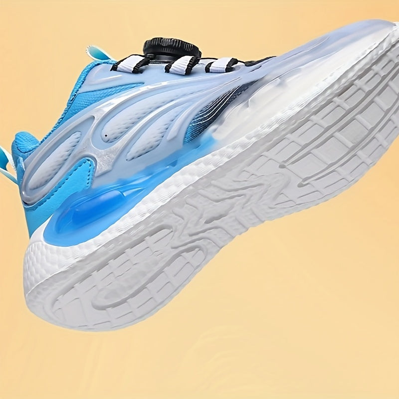 Boy's Block Basketball Shoes, Comfy Breathable Sneakers