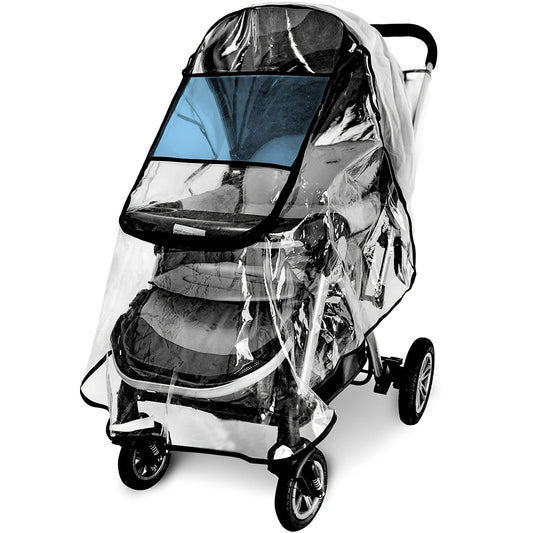 Universal Stroller Rain Cover, Waterproof Windproof Baby Travel Cover