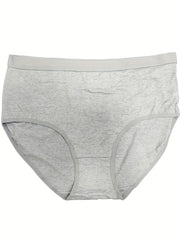 4 Pack Plus Size Basic Underwear Set Women's Plus Medium Stretch