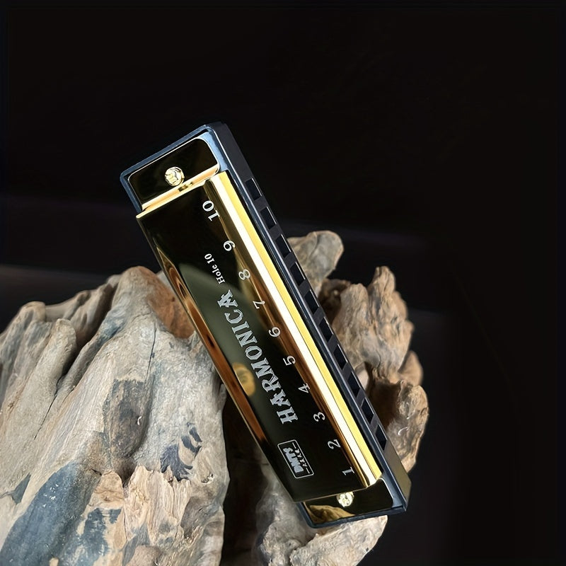 10 Holes Harmonica Mouth Organ Puzzle Musical Instrument Beginner