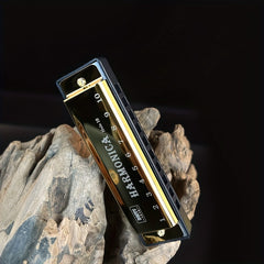 10 Holes Harmonica Mouth Organ Puzzle Musical Instrument Beginner