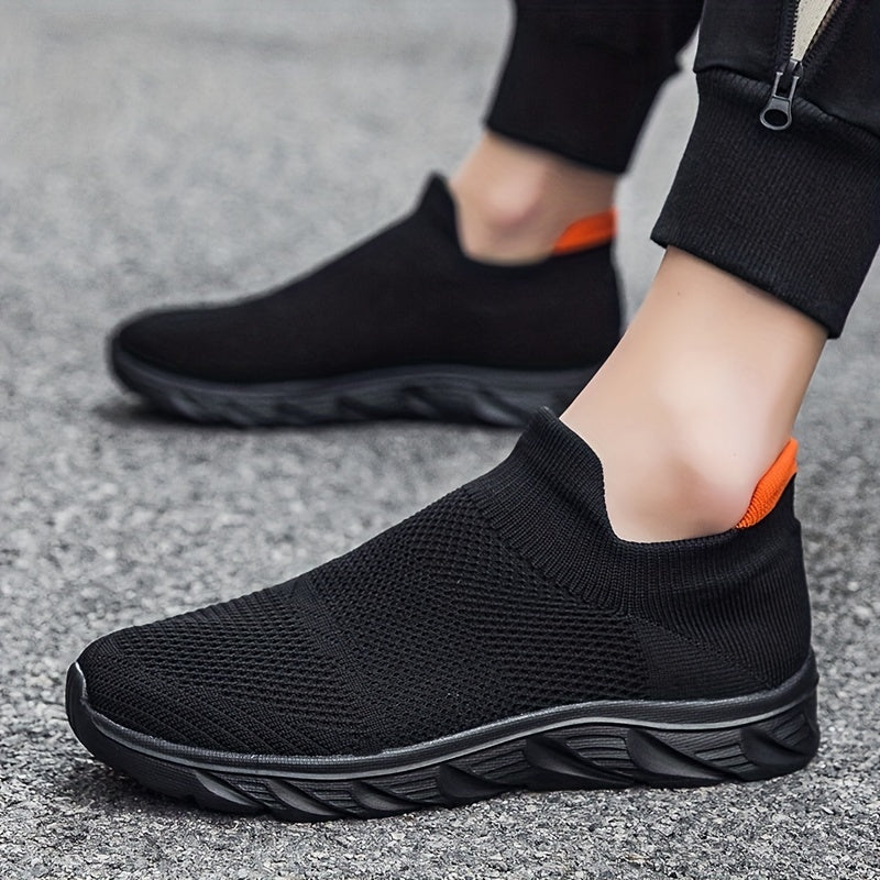 Men's Slip on Athletic Sneakers Breathable Walking Shoes Lightweight