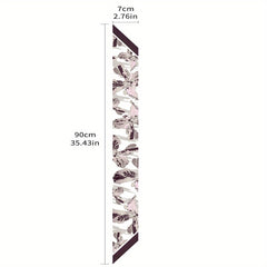 Thin Slender Small Scarf Ladies Hairband Shirt Accessory
