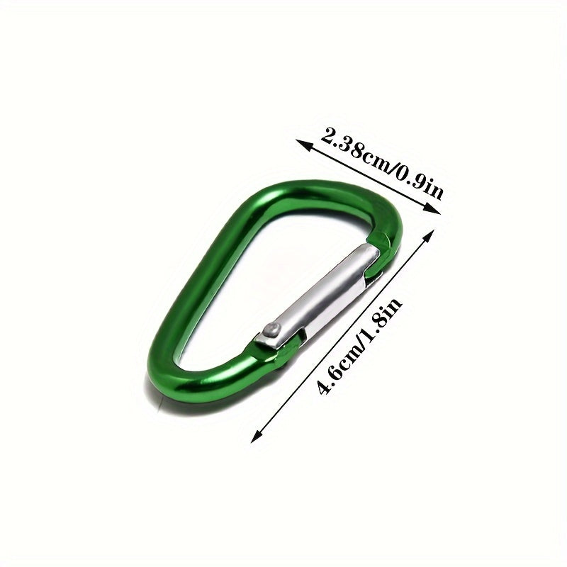 2pcs Aluminum Alloy Carabiner Safety Buckles for Camping Hiking