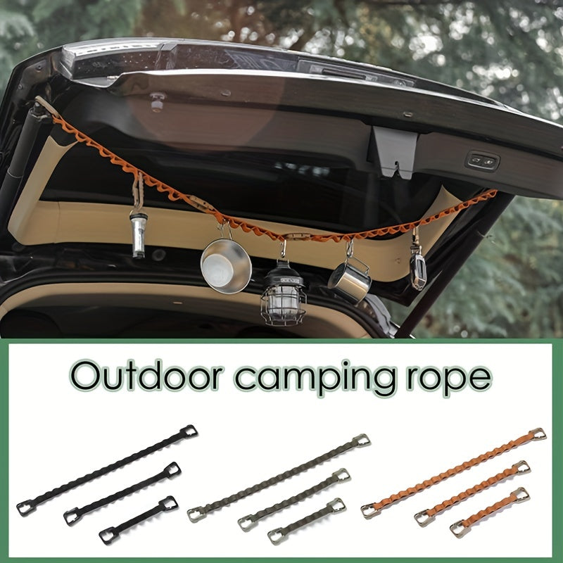 Multifunctional Camping Canopy Strap Hanging Rope Tent Tableware Hanging Rope