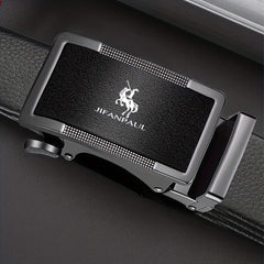 Men's PU Leather Automatic Buckle Belt