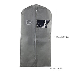 1 Pc Suit Dustproof Cover Dress Coat Storage Bag Household Zipper Hanging Bag
