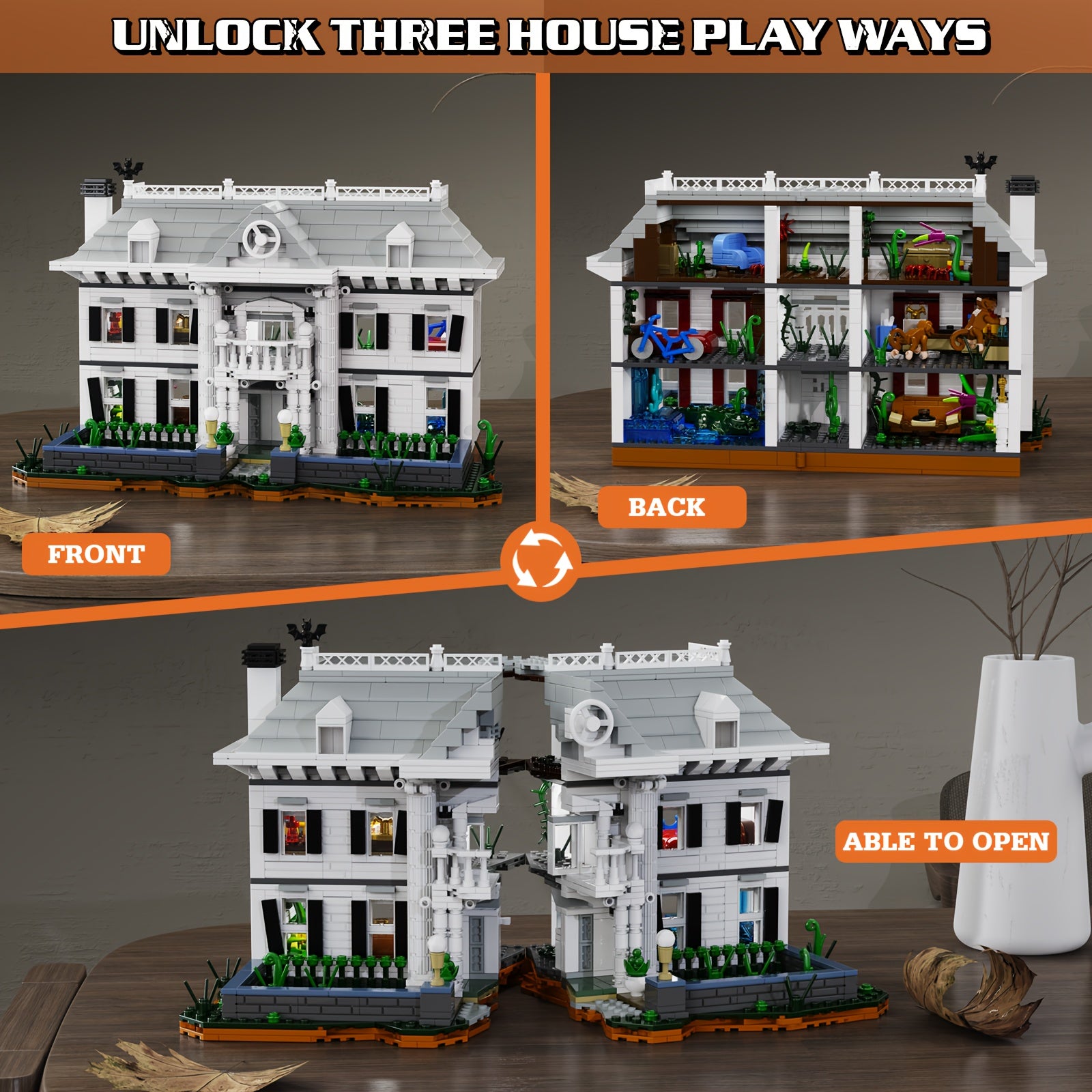 Film Architecture Brave Man House Building Blocks Set