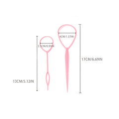 2pcs Hair Loop Styling Tool Hair Braiding Accessories